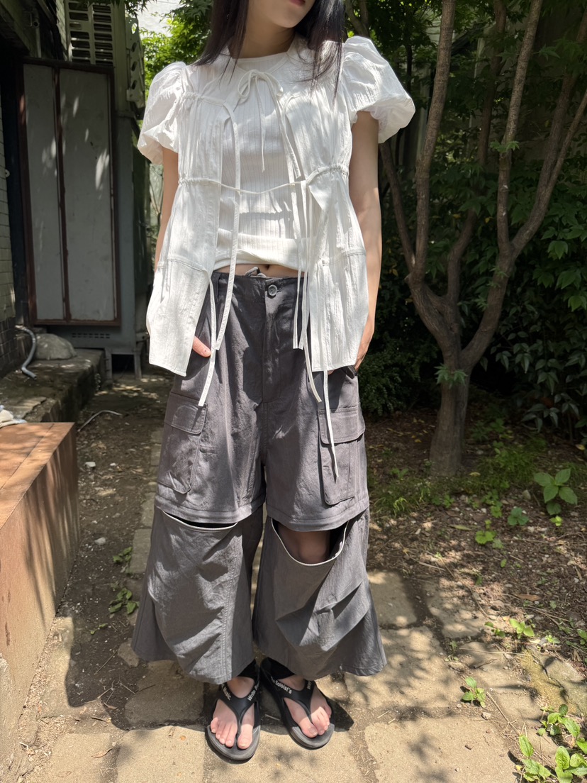 FRANC—L韓國直郵㊣東大門實拍女裝新品25春夏襯衫蕾絲衫不含內搭FRANC襯衫/蕾絲衫