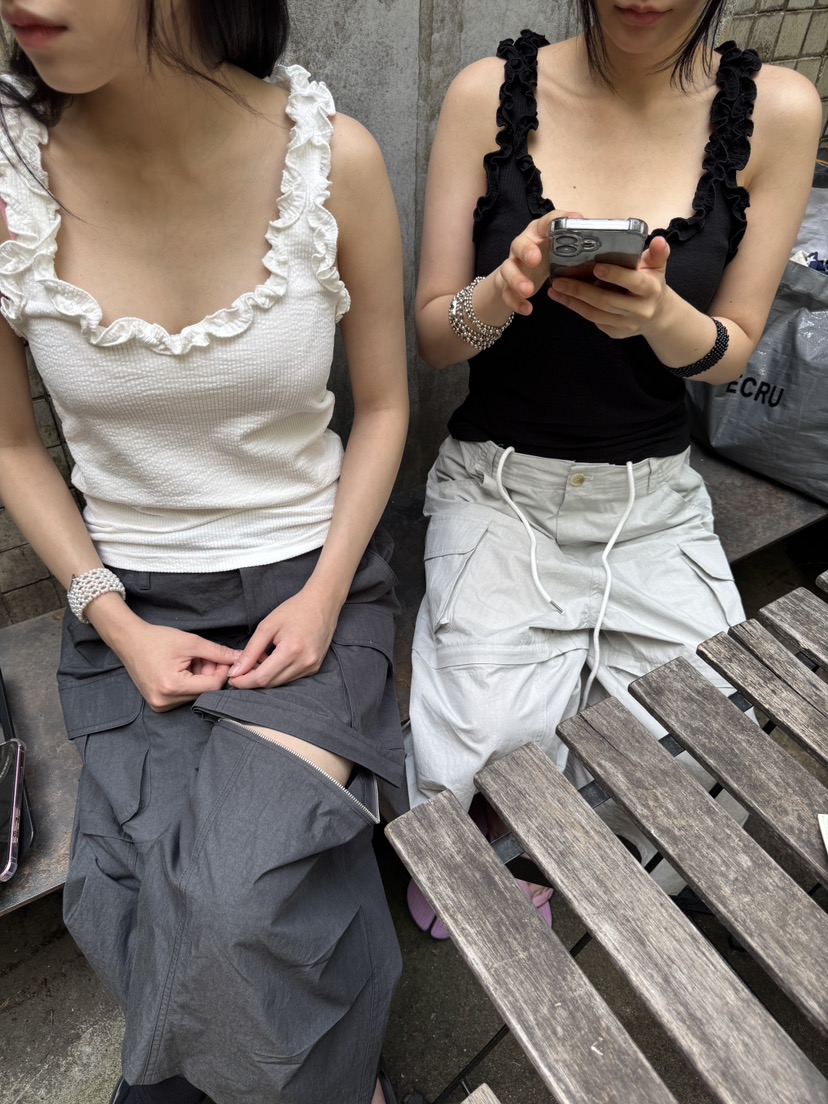 FRANC—L韓國㊣直郵東大門代購女裝新品熱賣時尚推薦吊帶背心FRANC吊帶/背心