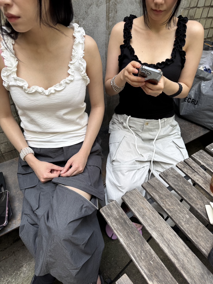 FRANC—L韓國㊣直郵東大門代購女裝新品熱賣時尚推薦吊帶背心FRANC吊帶/背心