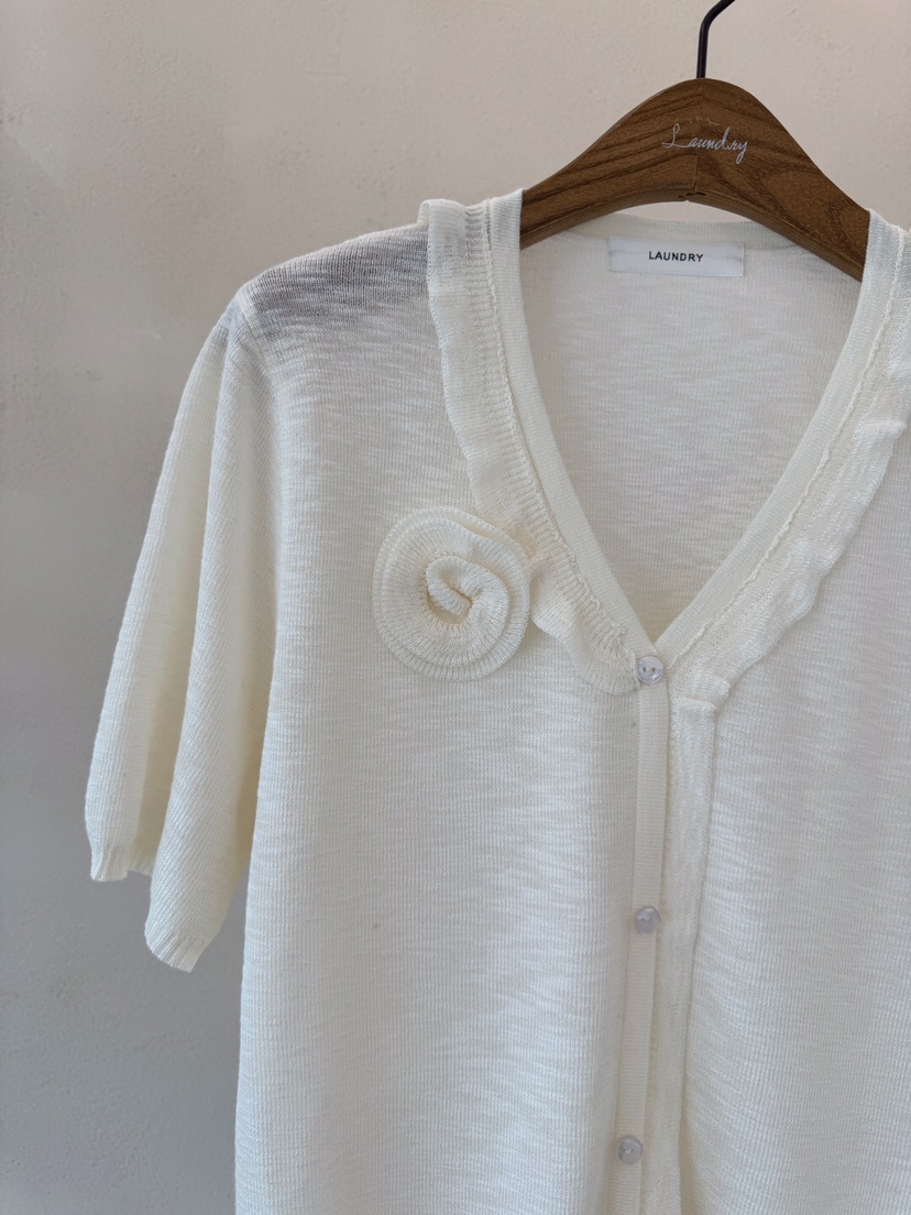 LAUNDRY直郵韓國代購㊣女裝新品25春夏熱賣推薦人氣針織衫開衫LAUNDRY針織衫