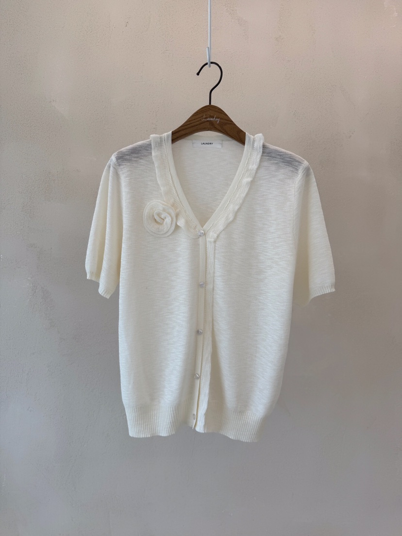 LAUNDRY直郵韓國代購㊣女裝新品25春夏熱賣推薦人氣針織衫開衫LAUNDRY針織衫