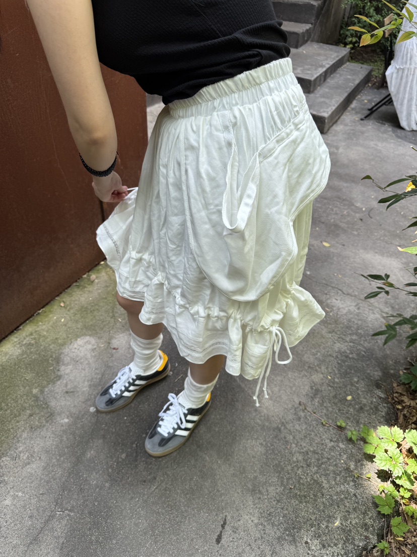 FRANC—L韓國直郵㊣女裝新款熱賣時尚人氣半身裙中短裙口袋FRANC半身裙/中短裙
