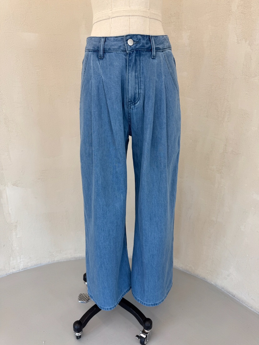LAUNDRY韓國㊣直郵東大門代購女裝新款25春夏熱賣推薦牛仔褲LAUNDRY牛仔褲