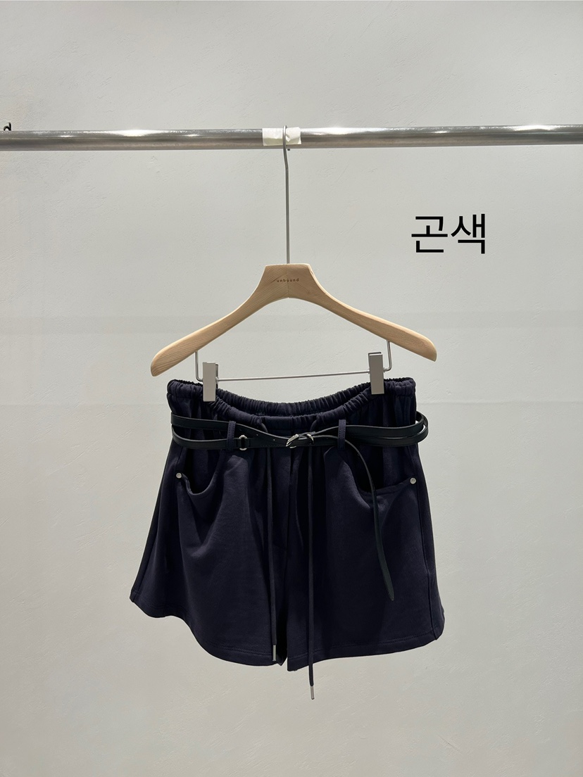 UNBOUND韓國直郵㊣東大門實拍女裝新品推薦休閑短褲不含腰帶UNBOUND短褲
