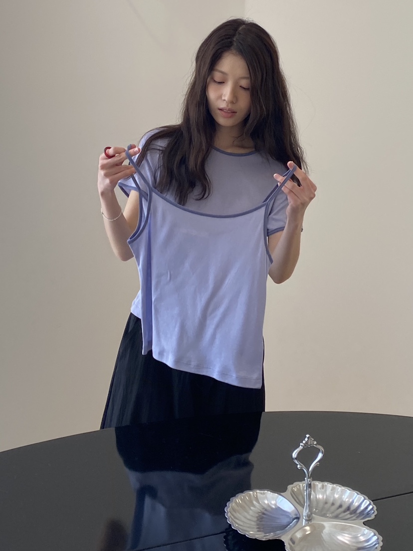 ERUME韓國直郵㊣東大門實拍女裝新款熱賣時尚25春夏推薦T恤ERUMET恤