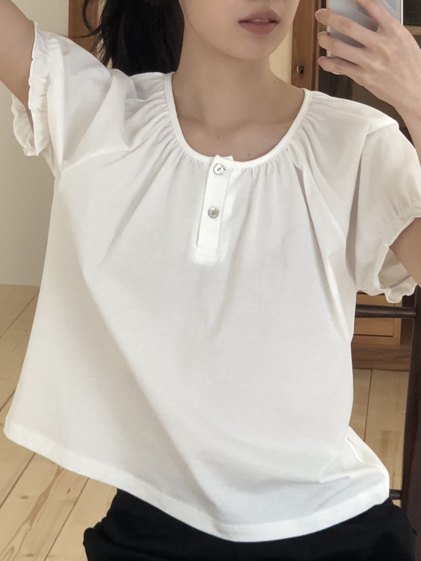 ERUME韓國直郵㊣女裝新款熱賣時尚人氣25春夏推薦襯衫蕾絲衫ERUME襯衫/蕾絲衫