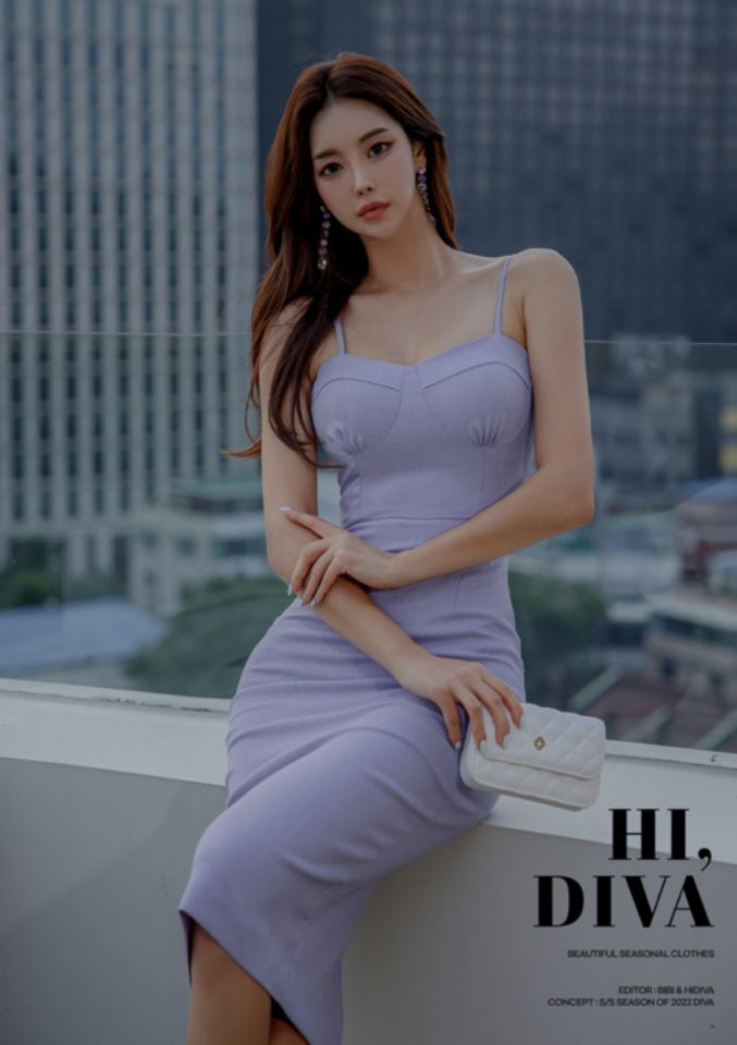 HIGH HEELS韓國直郵㊣女裝新品人氣推薦25春夏休閑連衣裙緊身HIGH HEELS連衣裙