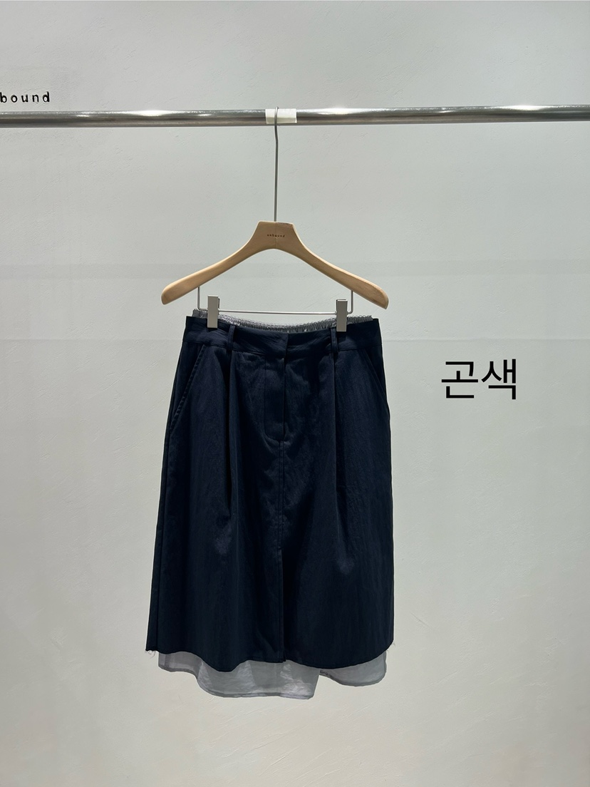 UNBOUND韓國㊣直郵東大門代購女裝新品時尚半身裙中短裙可拆卸UNBOUND半身裙/中短裙