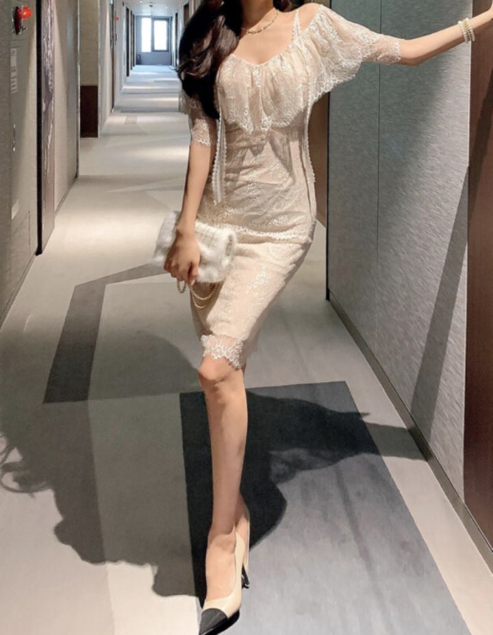 HIGH HEELS韓國㊣直郵東大門代購女裝新品人氣休閑時尚連衣裙HIGH HEELS連衣裙