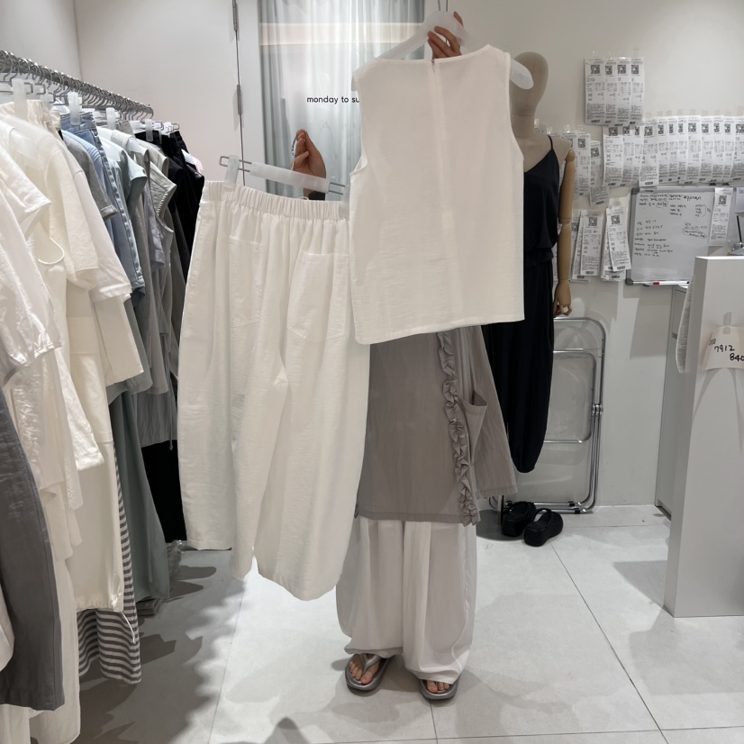 MONDAY TO SUNDAY韓國直郵㊣女裝新品人氣25春夏休閑套裝MONDAY TO SUNDAY套裝