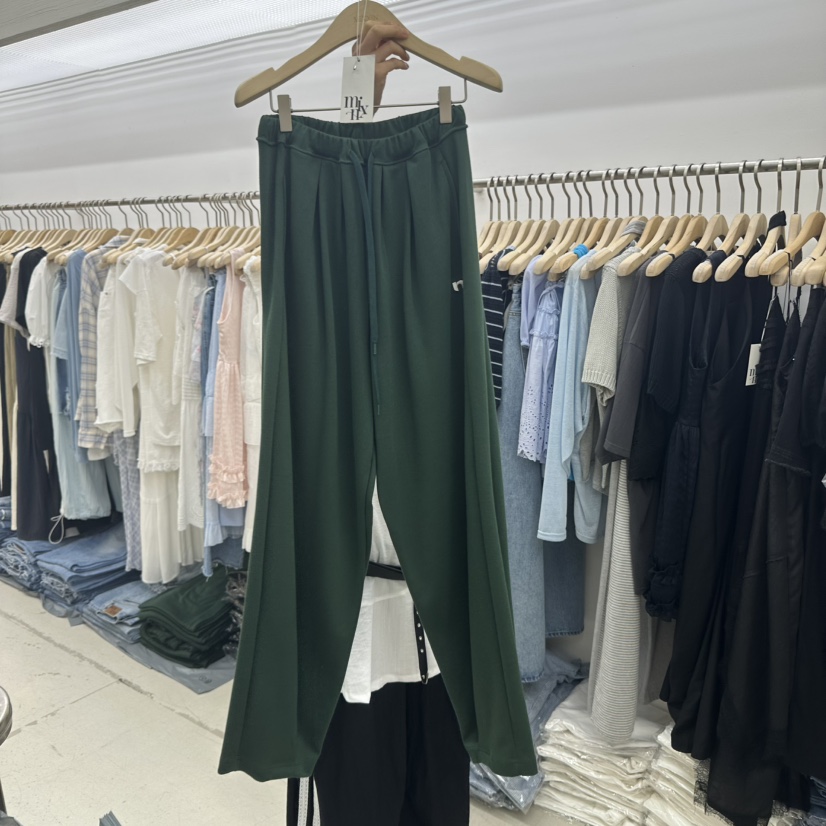 MIXXIN韓國㊣直郵東大門代購女裝新品人氣熱賣休閑休閑褲刺繡MIXXIN休閑褲
