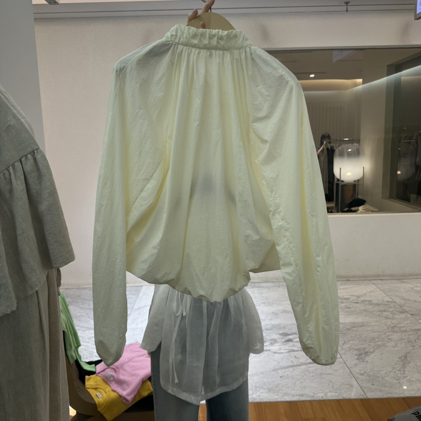 NAVE韓國直郵㊣女裝新品熱賣推薦人氣時尚25春夏休閑夾克褶皺NAVE夾克