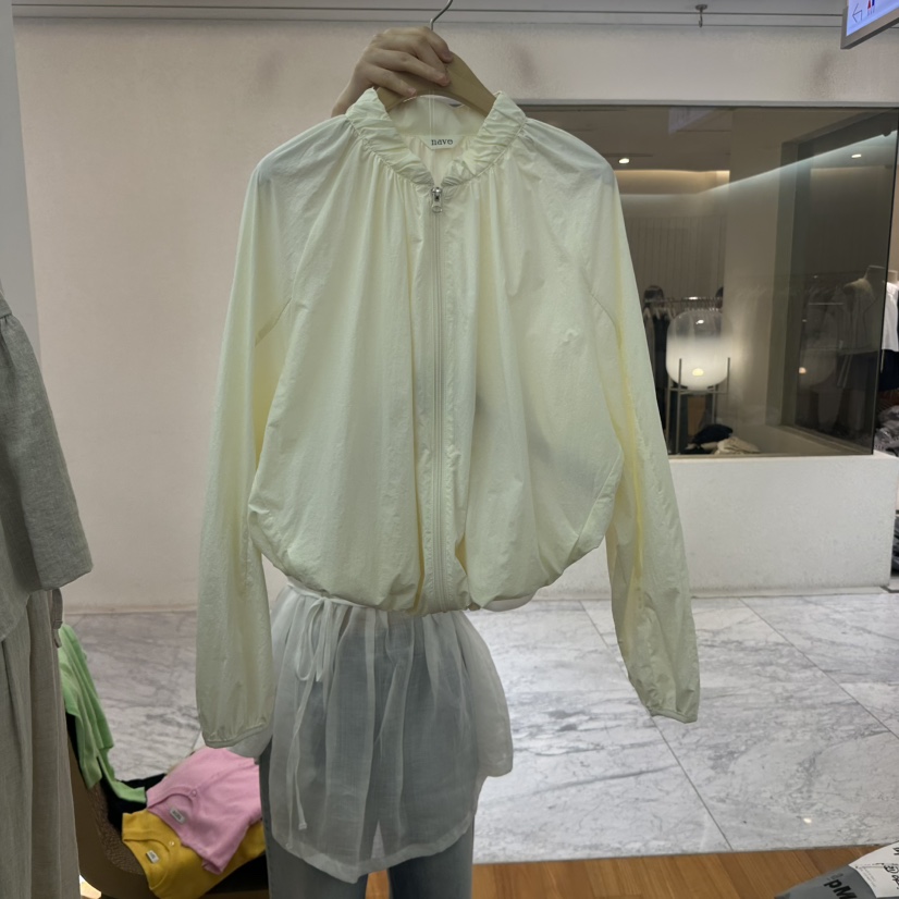 NAVE韓國直郵㊣女裝新品熱賣推薦人氣時尚25春夏休閑夾克褶皺NAVE夾克