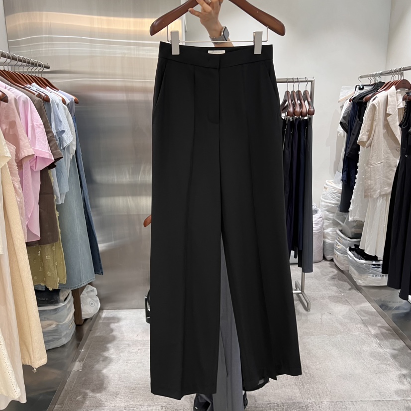CHAE韓國㊣直郵東大門代購女裝新品時尚25春夏休閑休閑褲羊毛CHAE休閑褲圖色2