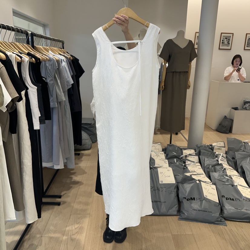 OVU韓國㊣直郵東大門代購女裝新品熱賣25春夏時尚休閑連衣裙OVU連衣裙