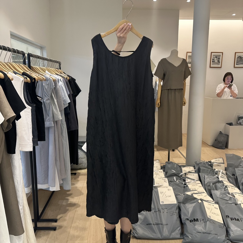 OVU韓國㊣直郵東大門代購女裝新品熱賣25春夏時尚休閑連衣裙OVU連衣裙圖色3