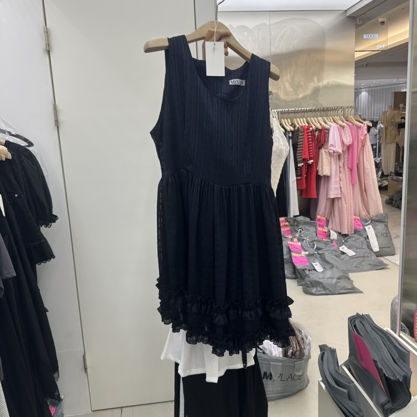MIXXIN韓國直郵㊣女裝新款熱賣休閑25春夏人氣推薦時尚連衣裙MIXXIN連衣裙圖色3