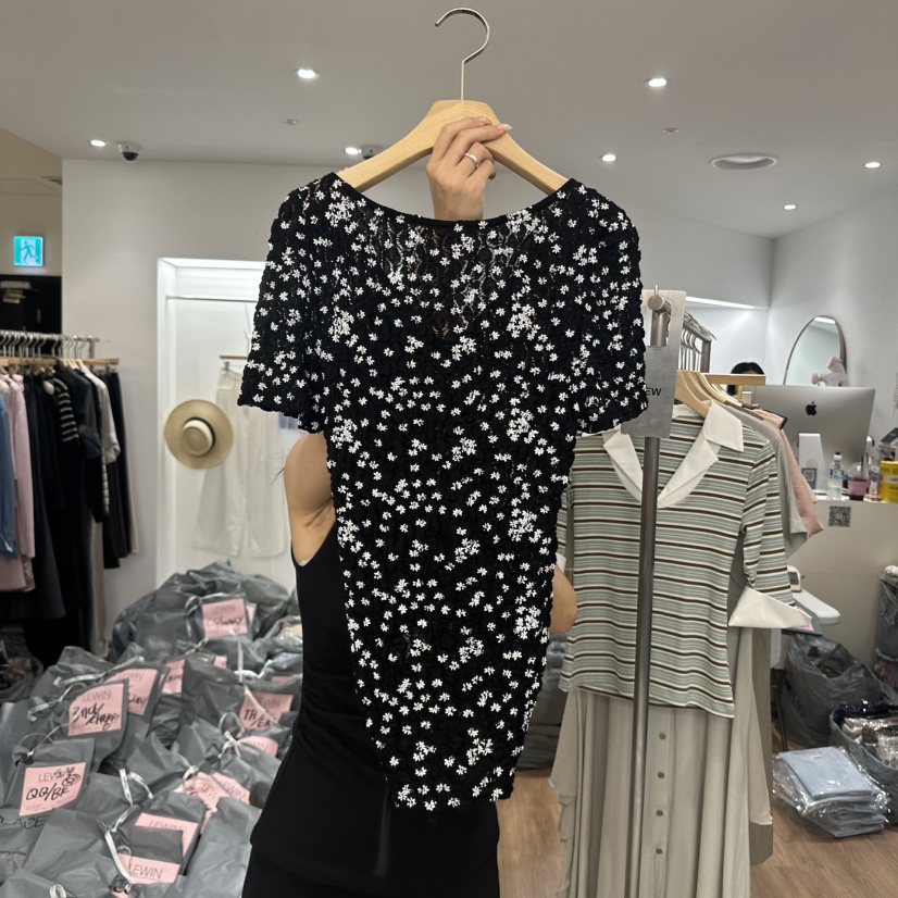 LEWIN韓國直郵㊣女裝新品休閑25春夏推薦熱賣人氣襯衫蕾絲衫LEWIN襯衫/蕾絲衫