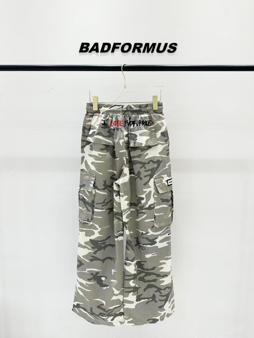 BADFORMUS韓國直郵㊣東大門實拍女裝新品25春夏熱賣時尚休閑褲BADFORMUS休閑褲