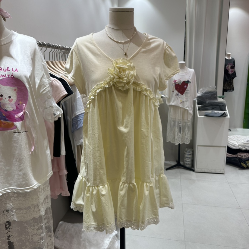MINI UNNI韓國直郵㊣女裝新款人氣25春夏推薦休閑時尚連衣裙MINI UNNI連衣裙圖色3