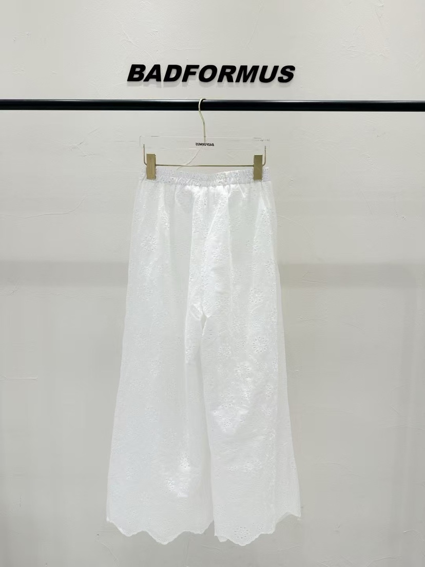 BADFORMUS韓國直郵㊣東大門實拍女裝新款推薦25春夏休閑褲蝴蝶結BADFORMUS休閑褲