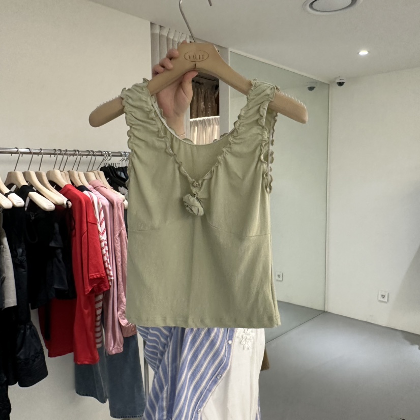 VAULT韓國直郵㊣女裝新品熱賣25春夏休閑時尚推薦人氣吊帶背心VAULT吊帶/背心圖色3