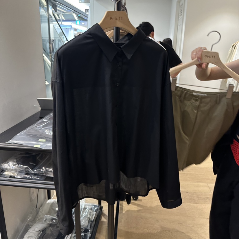 FEBRUARY 11直郵韓國代購㊣女裝新品熱賣推薦休閑襯衫蕾絲衫FEBRUARY11襯衫/蕾絲衫圖色2