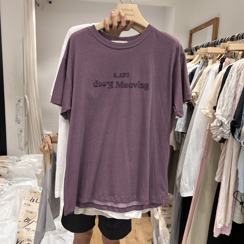 VENIR-a韓國直郵㊣東大門實拍女裝新品時尚人氣推薦熱賣T恤VENIR-aT恤圖色2