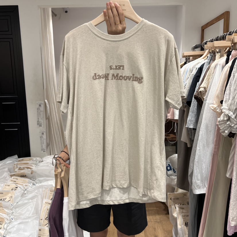 VENIR-a韓國直郵㊣東大門實拍女裝新品時尚人氣推薦熱賣T恤VENIR-aT恤圖色4