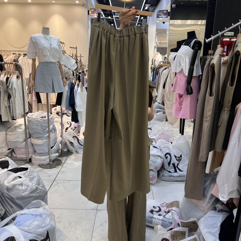 SANS韓國直郵㊣女裝新款休閑熱賣25春夏人氣時尚推薦休閑褲SANS休閑褲