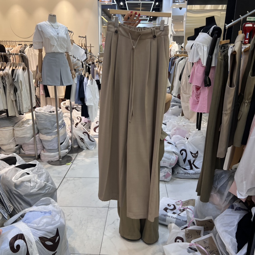 SANS韓國直郵㊣女裝新款休閑熱賣25春夏人氣時尚推薦休閑褲SANS休閑褲圖色2