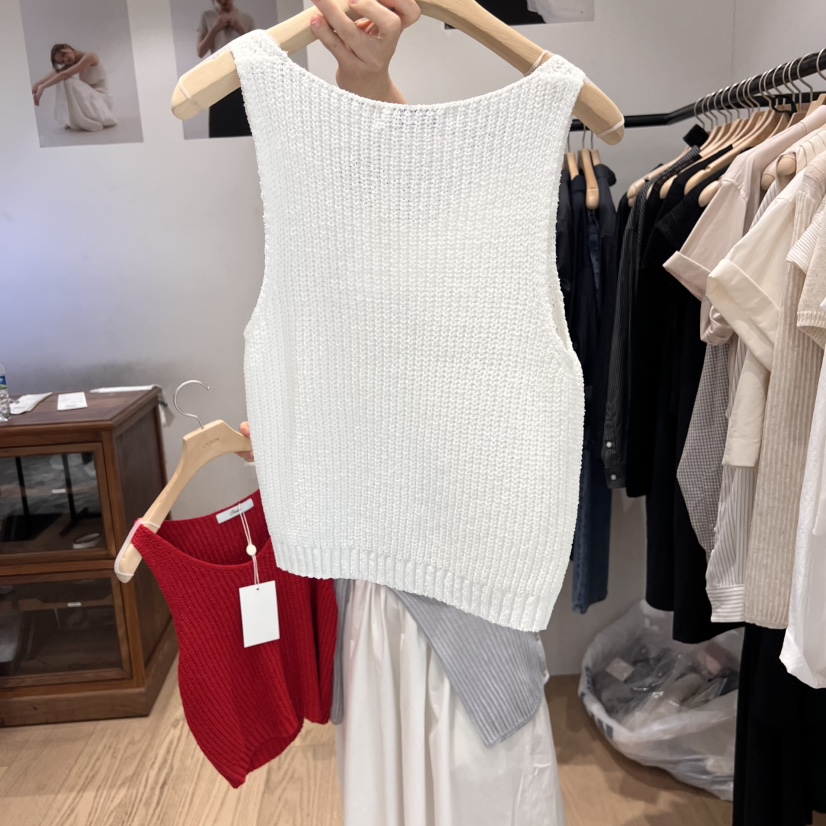 OURIN直郵韓國代購㊣女裝新品25春夏時尚人氣休閑熱賣吊帶背心OURIN吊帶/背心