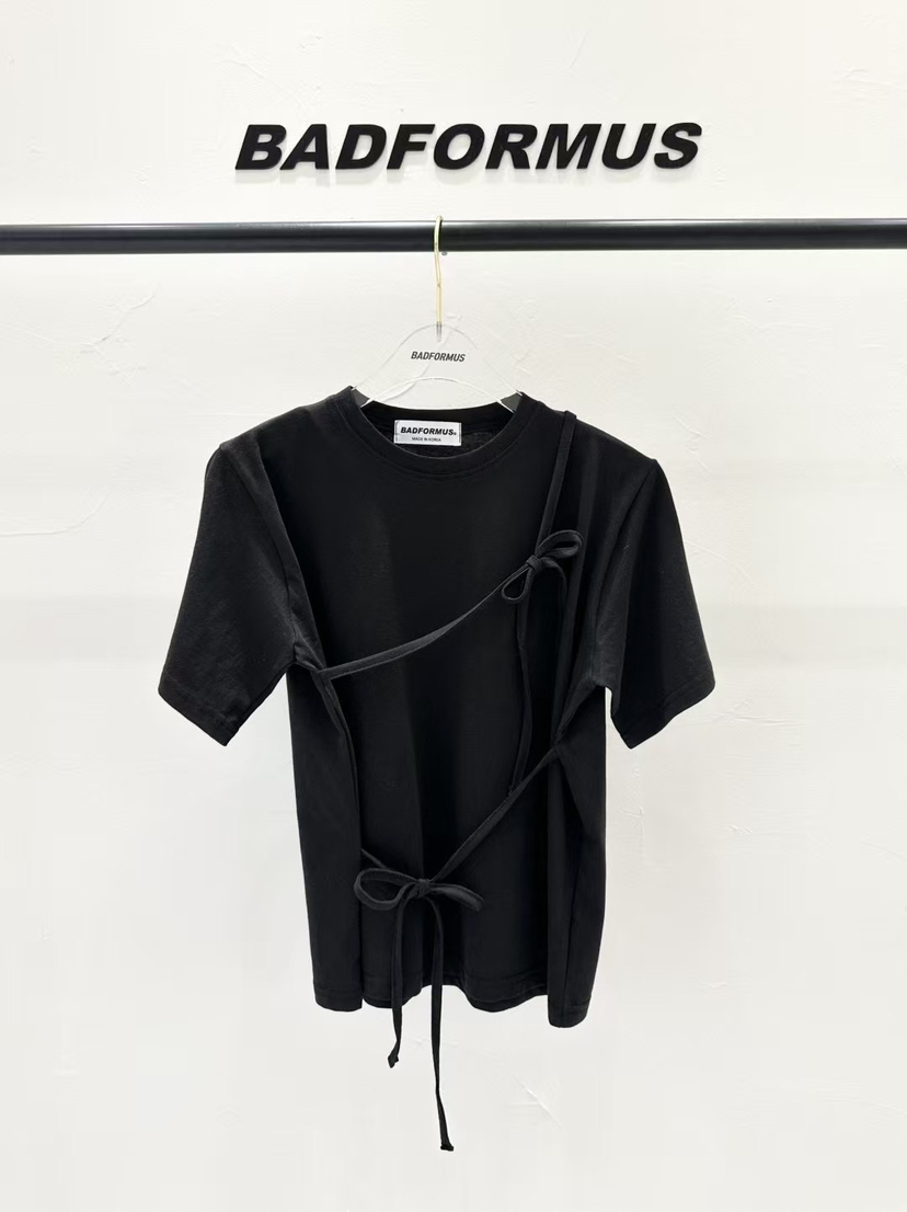 BADFORMUS韓國㊣直郵東大門代購女裝新品時尚推薦25春夏T恤BADFORMUST恤圖色2