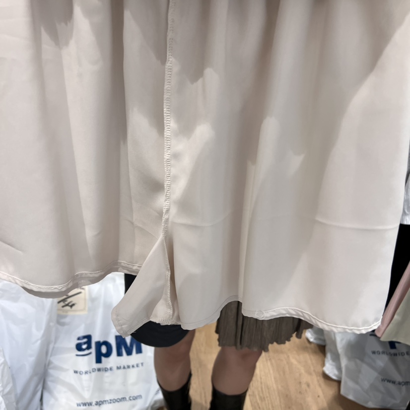 VENIR-a韓國直郵㊣女裝新品25春夏人氣熱賣休閑短裙亞麻布VENIR-a短裙