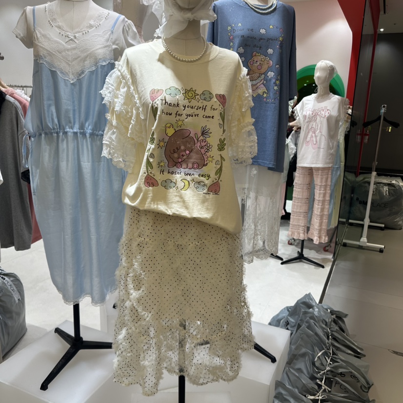 MINI UNNI韓國㊣直郵東大門代購女裝新款休閑推薦熱賣長裙MINI UNNI長裙
