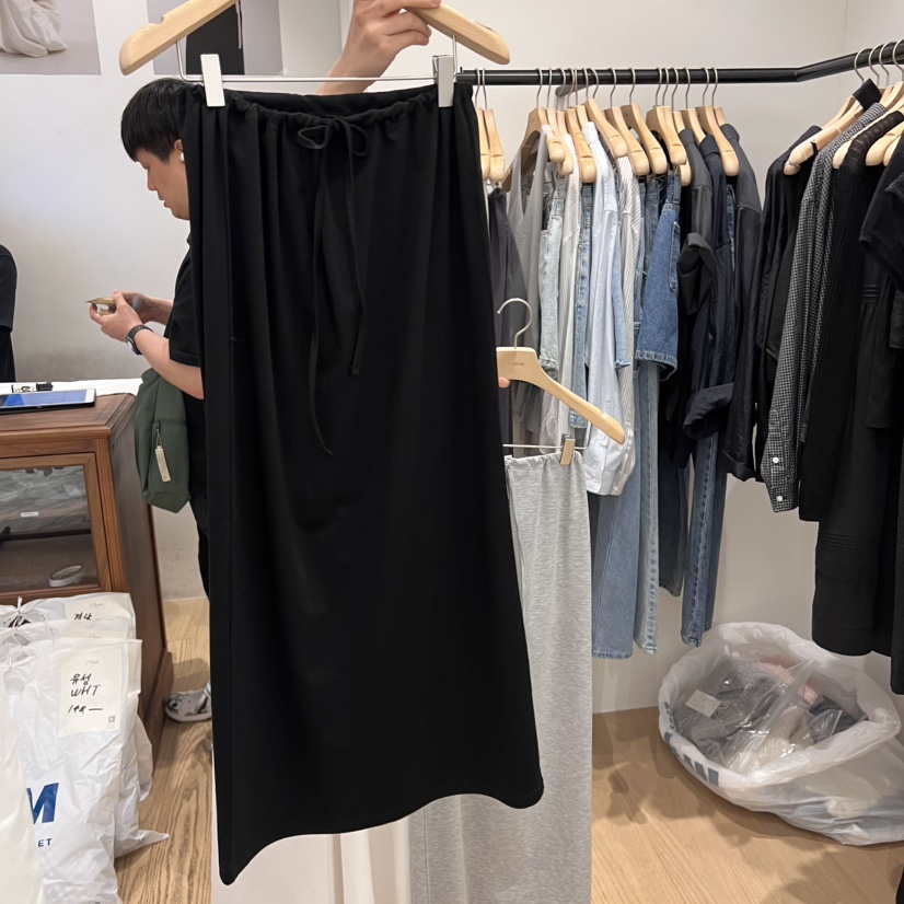 OURIN直郵韓國代購㊣女裝新品熱賣時尚人氣休閑半身裙中短裙OURIN半身裙/中短裙圖色2