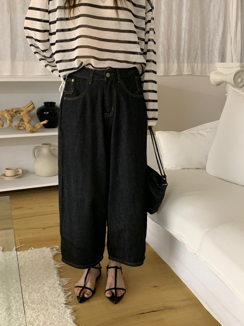 RIVER RAIN直郵韓國代購㊣女裝新款休閑推薦人氣時尚牛仔褲RIVER RAIN牛仔褲