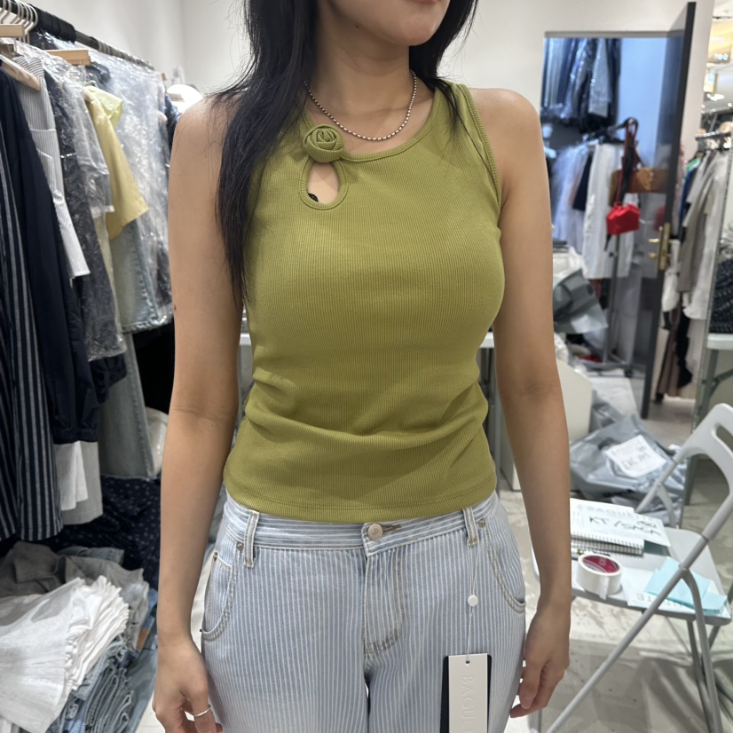 BAGUETTE韓國直郵㊣東大門實拍女裝新款人氣25春夏吊帶背心BAGUETTE吊帶/背心圖色2