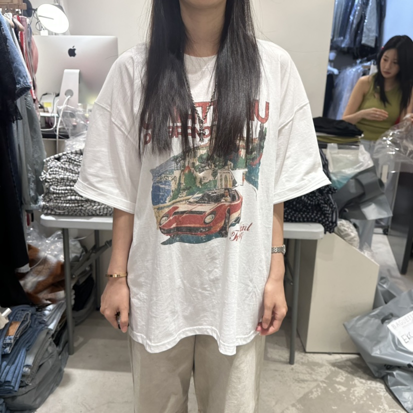 BAGUETTE韓國㊣直郵東大門代購女裝新款推薦時尚人氣休閑T恤BAGUETTET恤圖色3