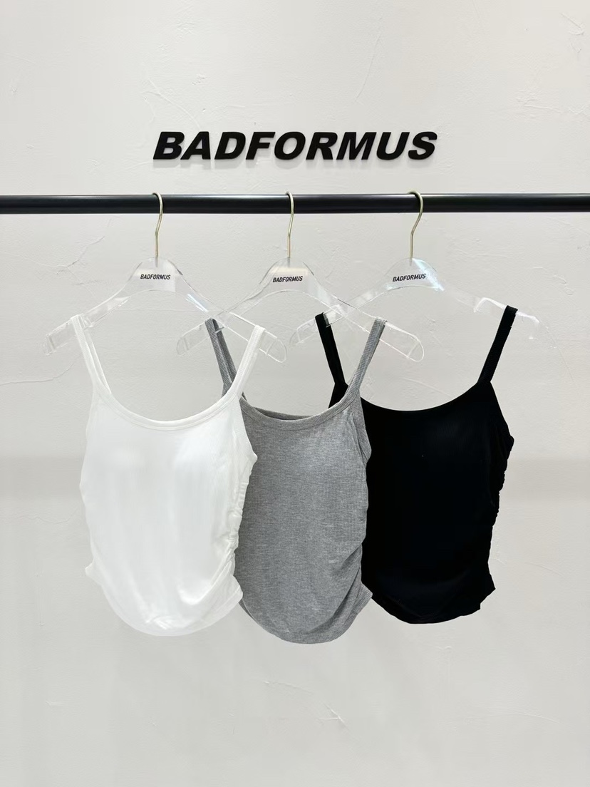 BADFORMUS韓國直郵㊣女裝新品推薦時尚休閑人氣熱賣吊帶背心BADFORMUS吊帶/背心