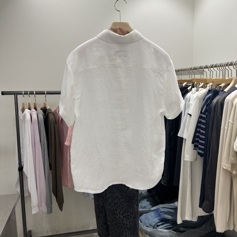 REPELLER直郵韓國代購㊣女裝新品熱賣人氣25春夏襯衫蕾絲衫亞麻REPELLER襯衫/蕾絲衫