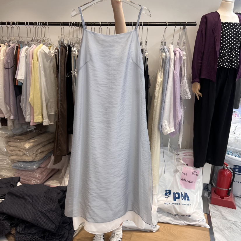RIVEROOM韓國直郵㊣東大門實拍女裝新品25春夏時尚推薦連衣裙RIVEROOM連衣裙圖色2