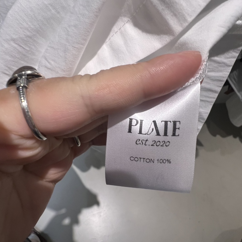 PLATE韓國直郵㊣女裝新款25春夏休閑推薦人氣時尚連衣裙含腰帶PLATE連衣裙