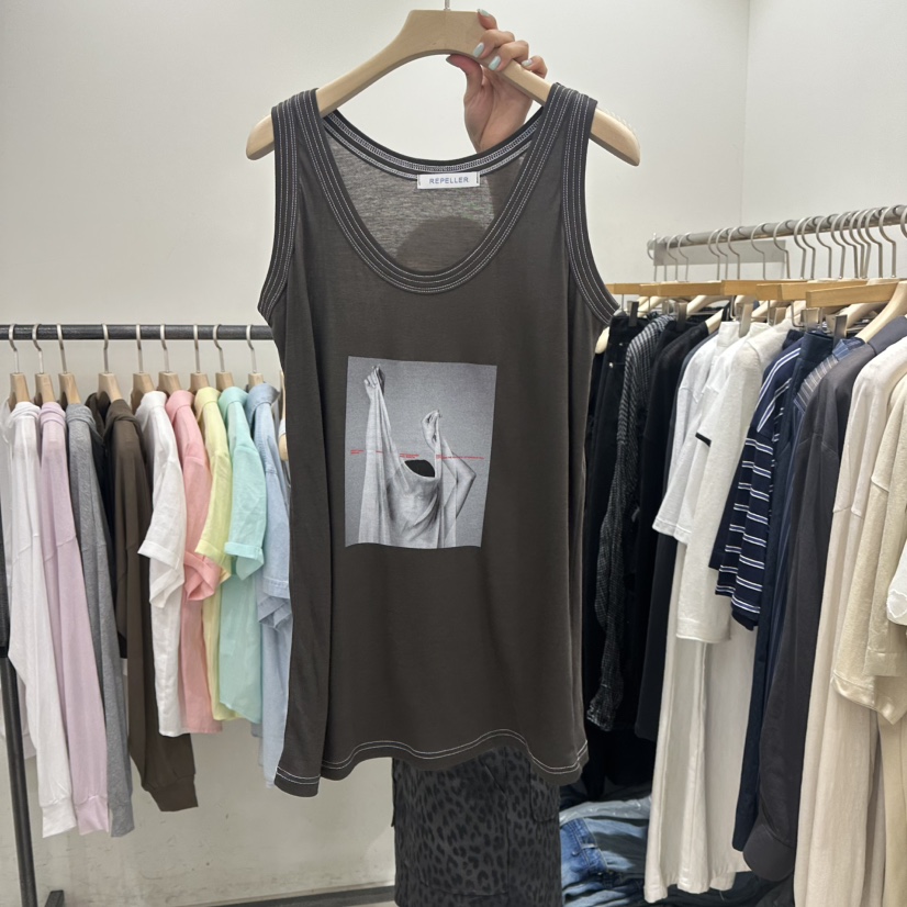 REPELLER韓國直郵㊣東大門實拍女裝新品25春夏推薦吊帶背心REPELLER吊帶/背心圖色2