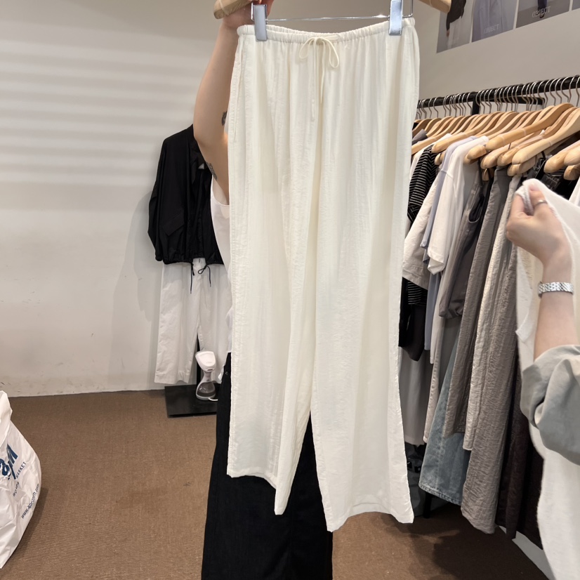 OBJECT直郵韓國代購㊣女裝新品休閑25春夏人氣時尚熱賣休閑褲OBJECT休閑褲圖色2