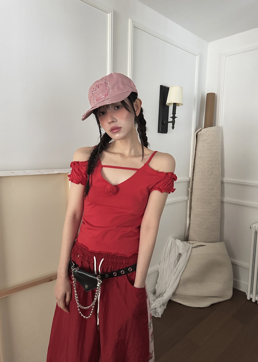 CLODE韓國㊣直郵東大門代購女裝新品時尚25春夏熱賣人氣T恤CLODET恤
