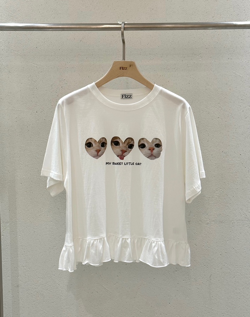 FIZZ韓國㊣直郵東大門代購女裝新品25春夏休閑時尚熱賣推薦T恤FIZZT恤