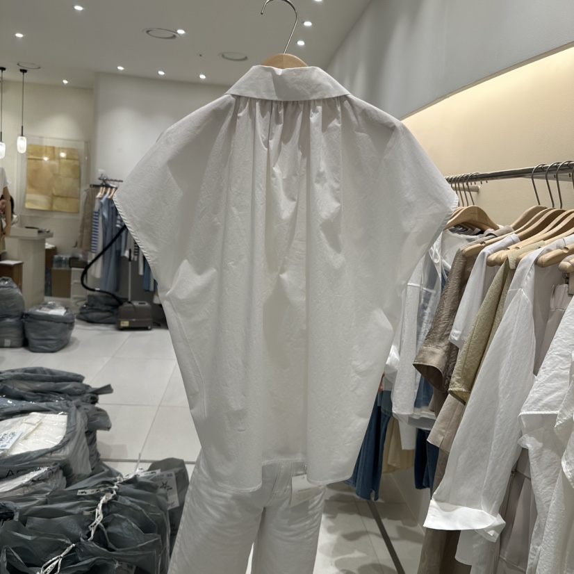 BLUEI-D韓國㊣直郵東大門代購女裝新品25春夏時尚襯衫蕾絲衫Blue i-d襯衫/蕾絲衫