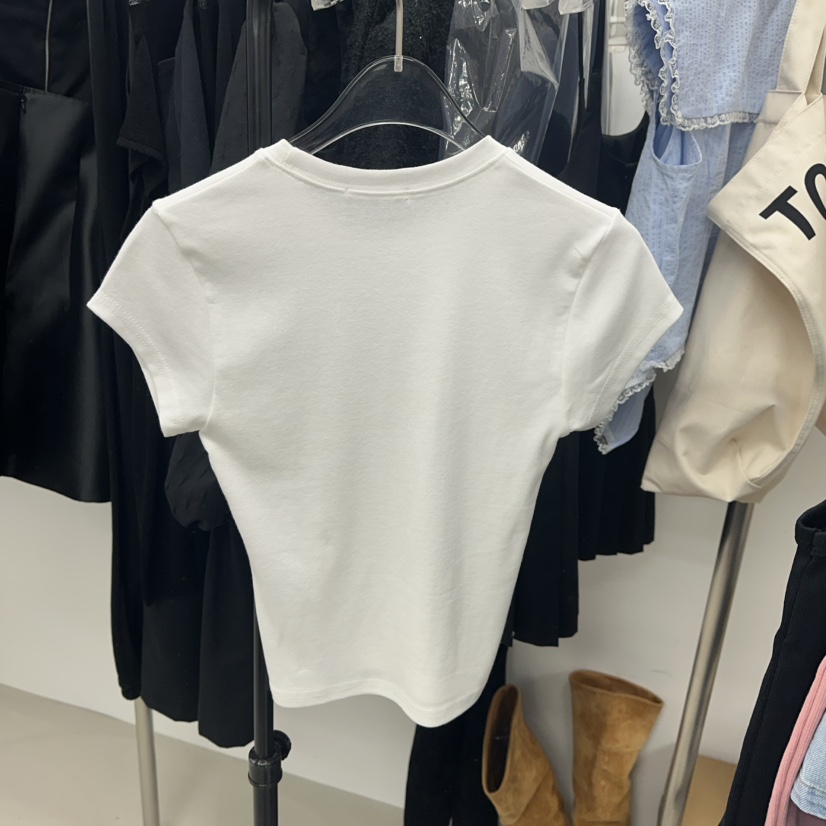 TOPDRESSING直郵韓國代購㊣女裝新款人氣休閑熱賣25春夏T恤TOPDRESSINGT恤