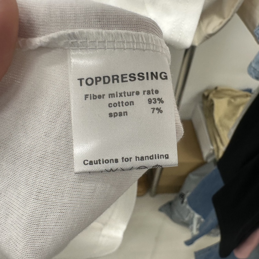 TOPDRESSING直郵韓國代購㊣女裝新款人氣休閑熱賣25春夏T恤TOPDRESSINGT恤